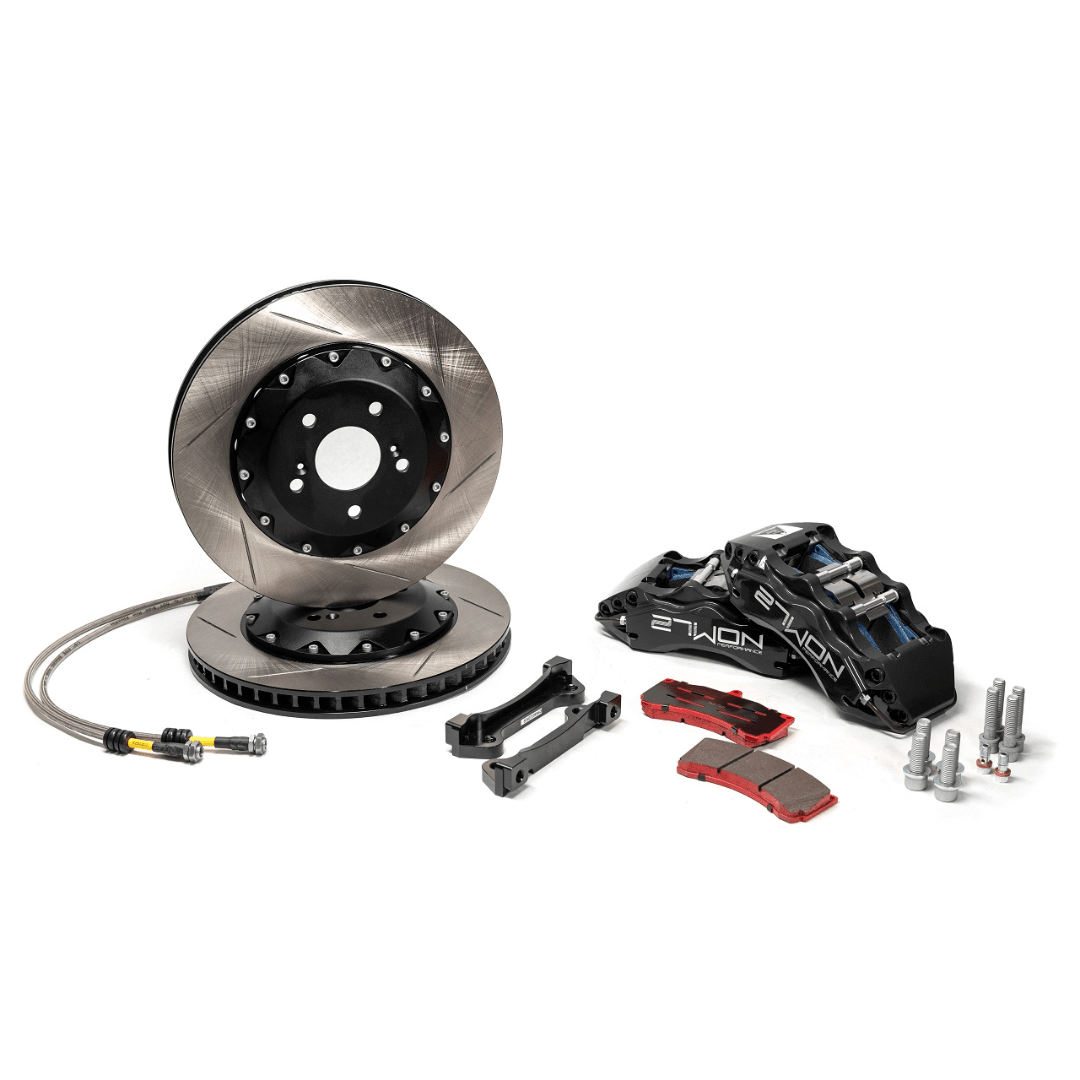 27WON 355mm 6 - piston Big Brake Kit (BBK) | 17 - 23+ Type R FK8 & FL5, 23+ Integra Type S DE5 - Unity Performance