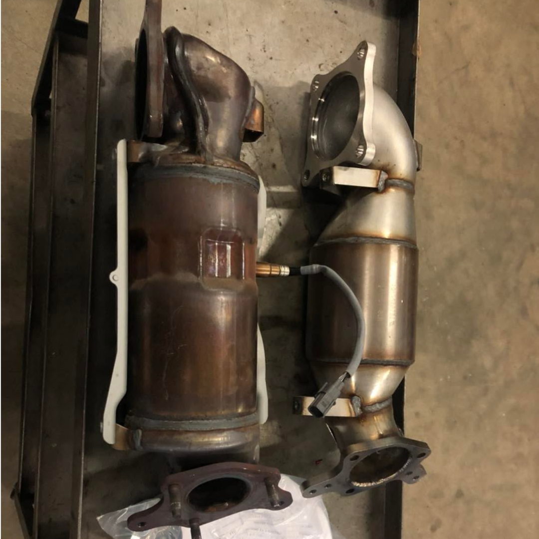 Milltek Catted Downpipe | 17-23+ Civic Type R FK8 & FL5, 23+ Integra Type S DE5