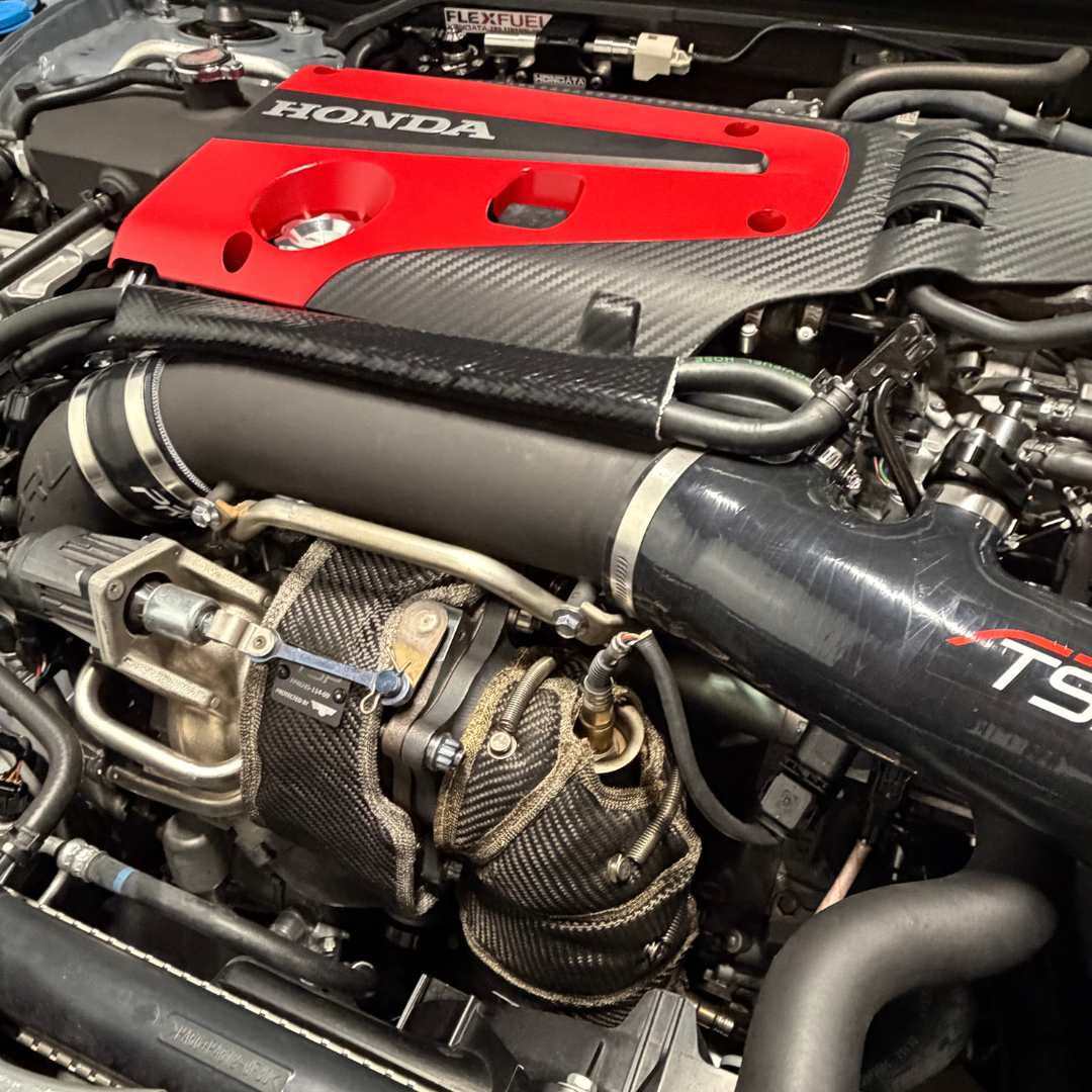 TSP x PTP Lava Downpipe Blanket | 17-23+ Civic Type R FK8 & FL5, 23+ Integra Type S DE5