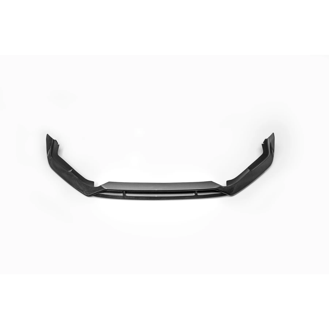 Black Front Bumper Lip Splitter + RS Style Grill For 2016-2021 Honda Civic Hatchback