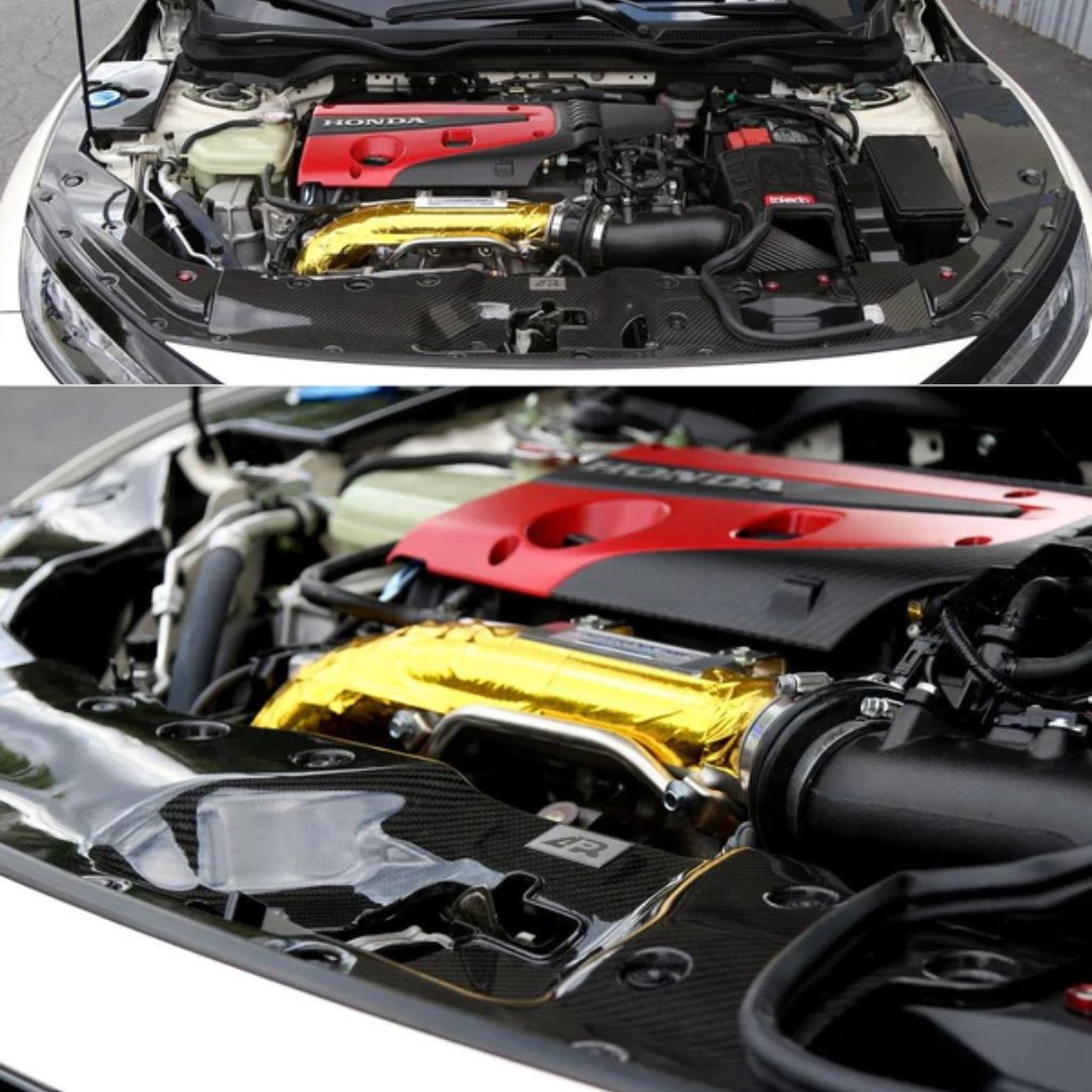 APR Carbon Fiber Radiator Cooling Plate | 17 - 21 Civic Type R FK8 - Unity Performance