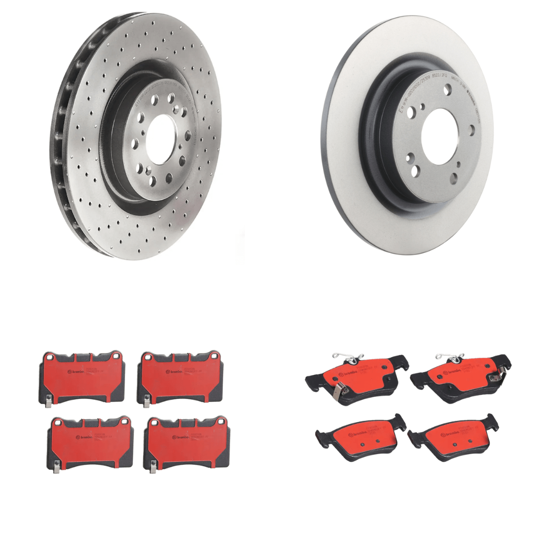 Brembo Front and Rear Brake Package | 17 - 23+ Type R FK8 & FL5, 23+ Integra Type S DE5 - Unity Performance