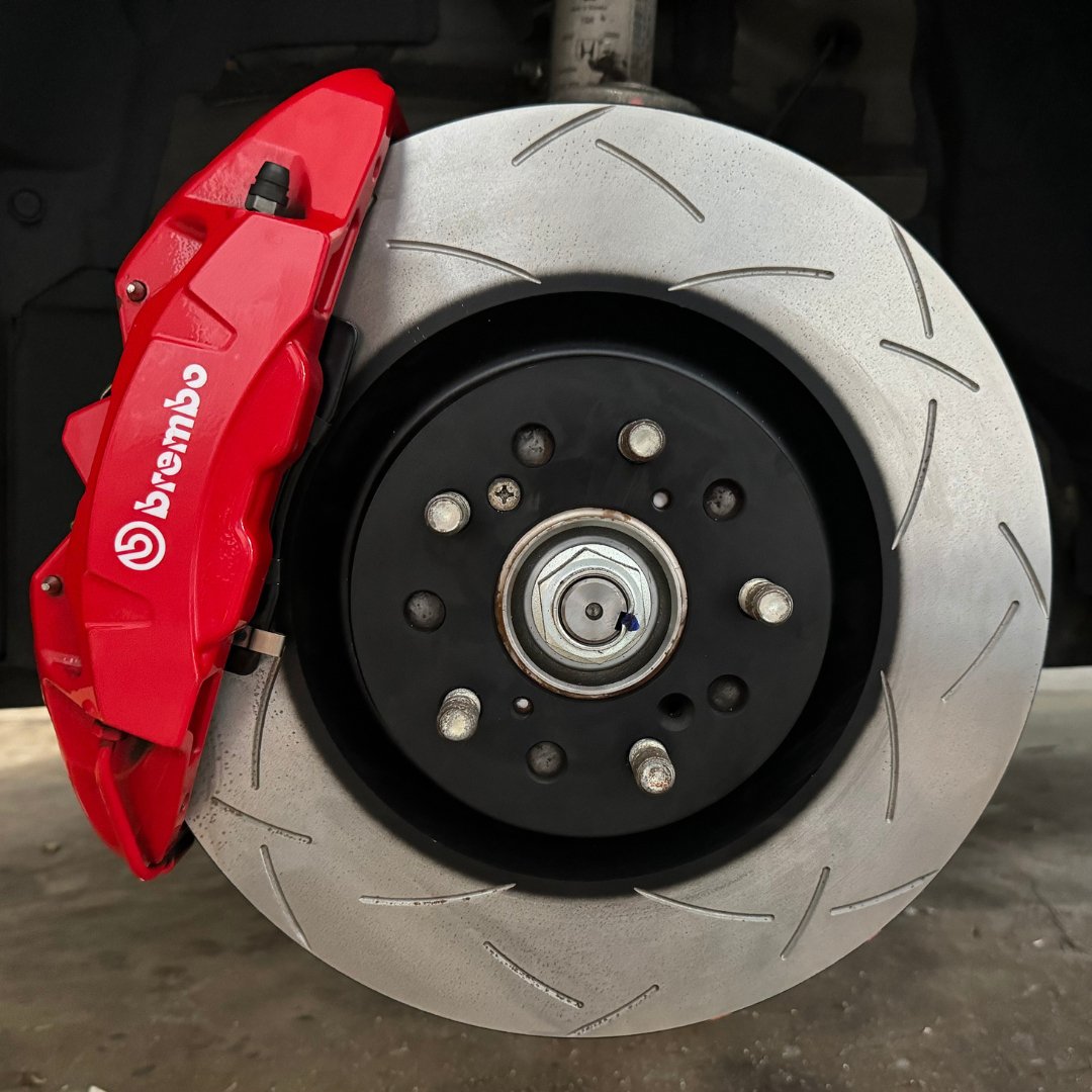 DBA 4000 (T3) Front Slotted Rotors | 17 - 23+ Civic Type R FK8 & FL5, 23+ Integra Type S DE5 - Unity Performance