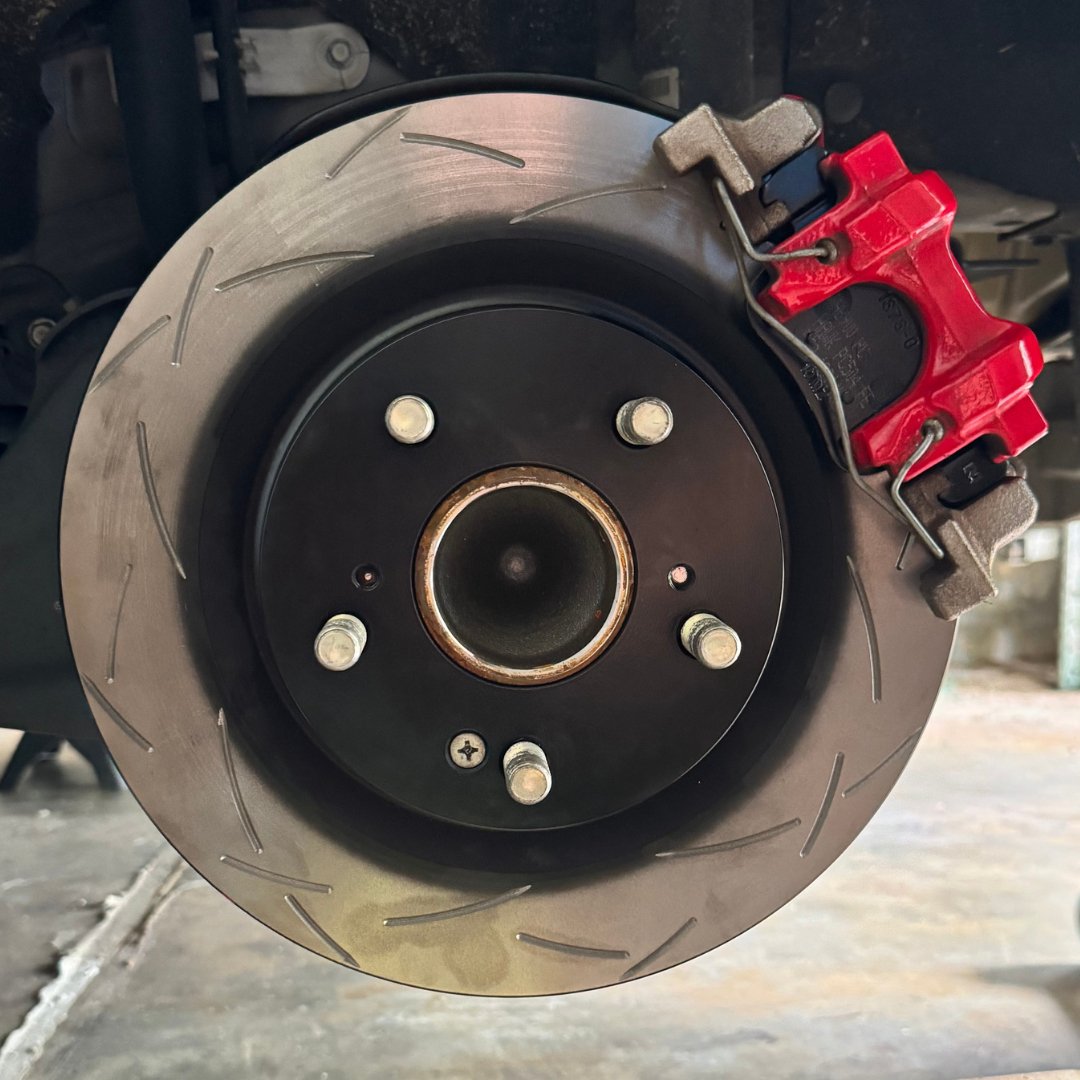 DBA 4000 (T3) Rear Slotted Rotors | 17 - 23+ Civic Type R FK8 & FL5, 23+ Integra Type S DE5 - Unity Performance