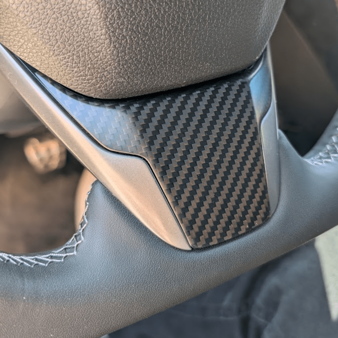 OLM Carbon Steering Wheel Overlay | 16 - 21 Civic - Unity Performance