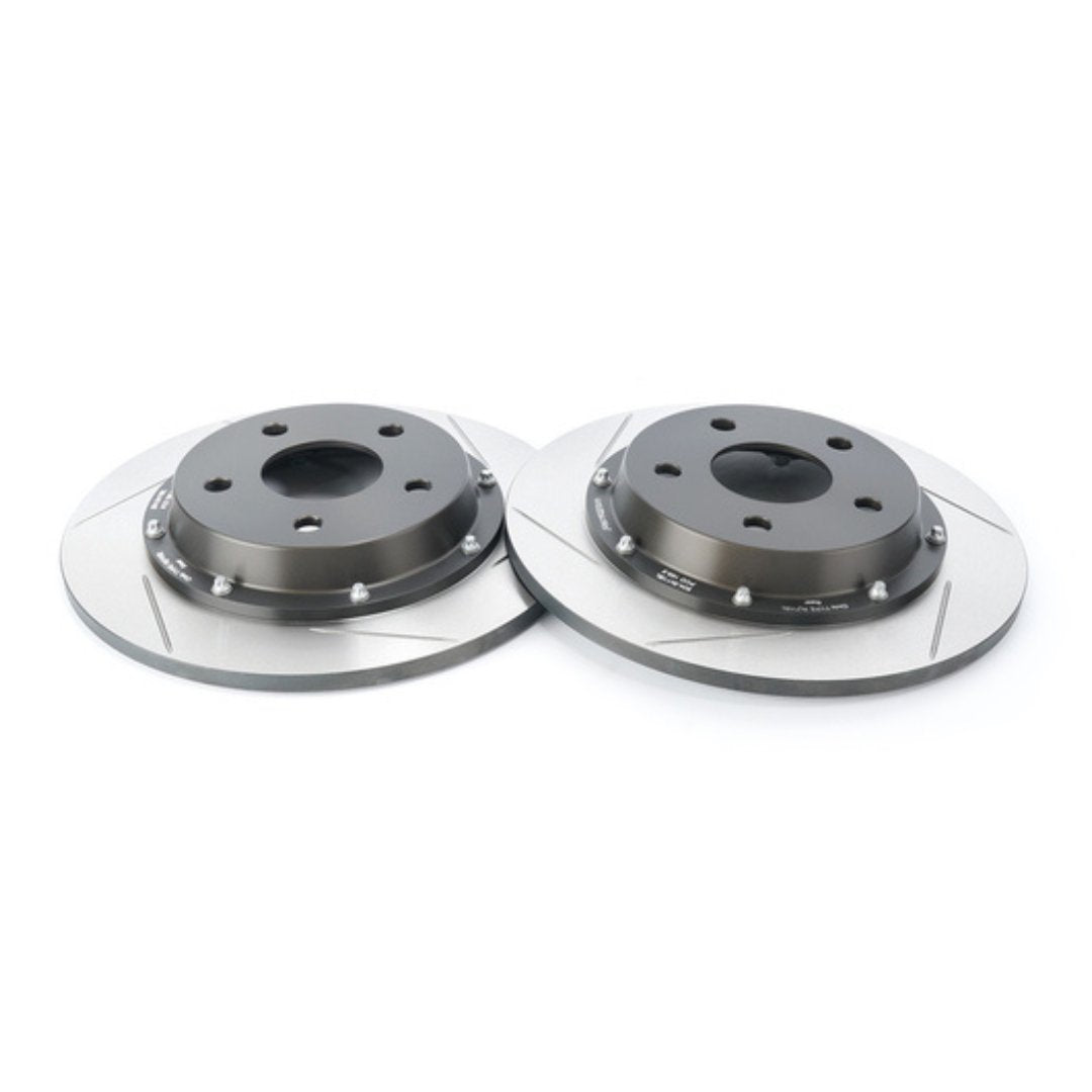Paragon 2 - piece Slotted 305mm Rear Rotors | 17 - 23+ Type R FK8 & FL5, 23+ Integra Type S DE5 - Unity Performance