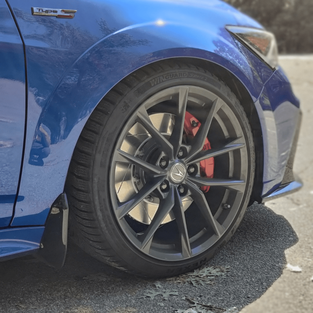 Paragon 2 - piece Slotted Front Rotors | 17 - 23+ Type R FK8 & FL5, 23+ Integra Type S DE5 - Unity Performance