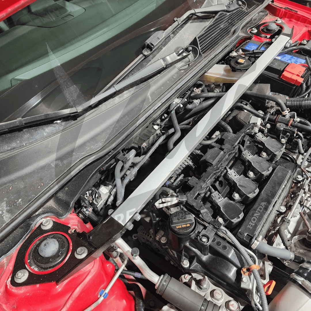 PRL "Throwback" Front Strut Bar | 16 - 22+ Civic, 23+ Integra - Unity Performance
