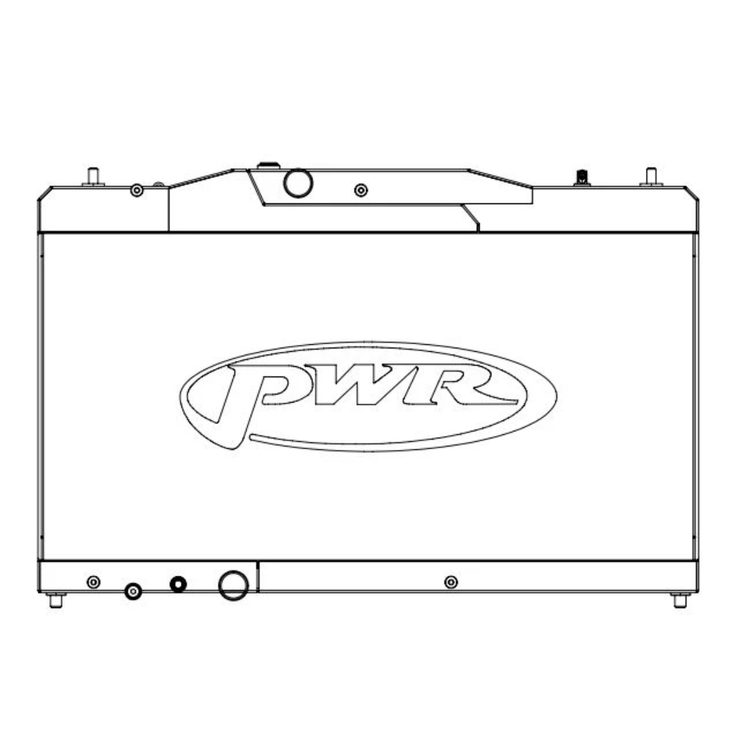 PWR Radiator (Track Spec Triple Pass) | 23+ Civic Type R FL5, 23+ Integra Type S DE5 - Unity Performance