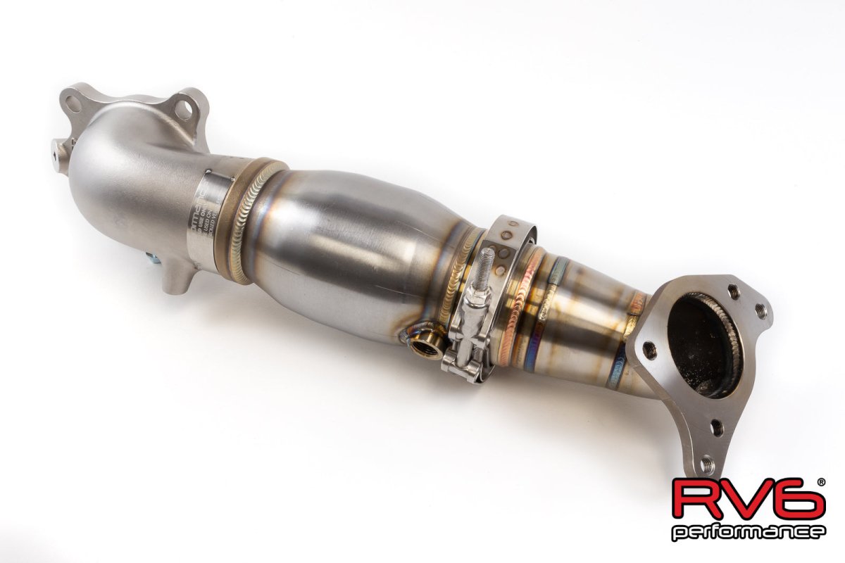 RV6 Catted Downpipe & Front Pipe Combo | 16 - 21 Civic 1.5T, Si - Unity Performance