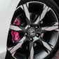 27WON Front 4-Piston Caliper Kit Metallic Crimson