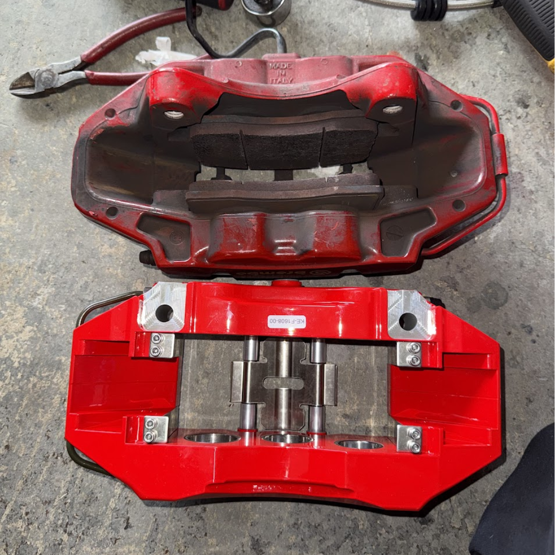 27WON Front 6-Piston Brake Caliper Upgrade | 17-23+ Type R FK8 & FL5, 24+ Integra Type S DE5