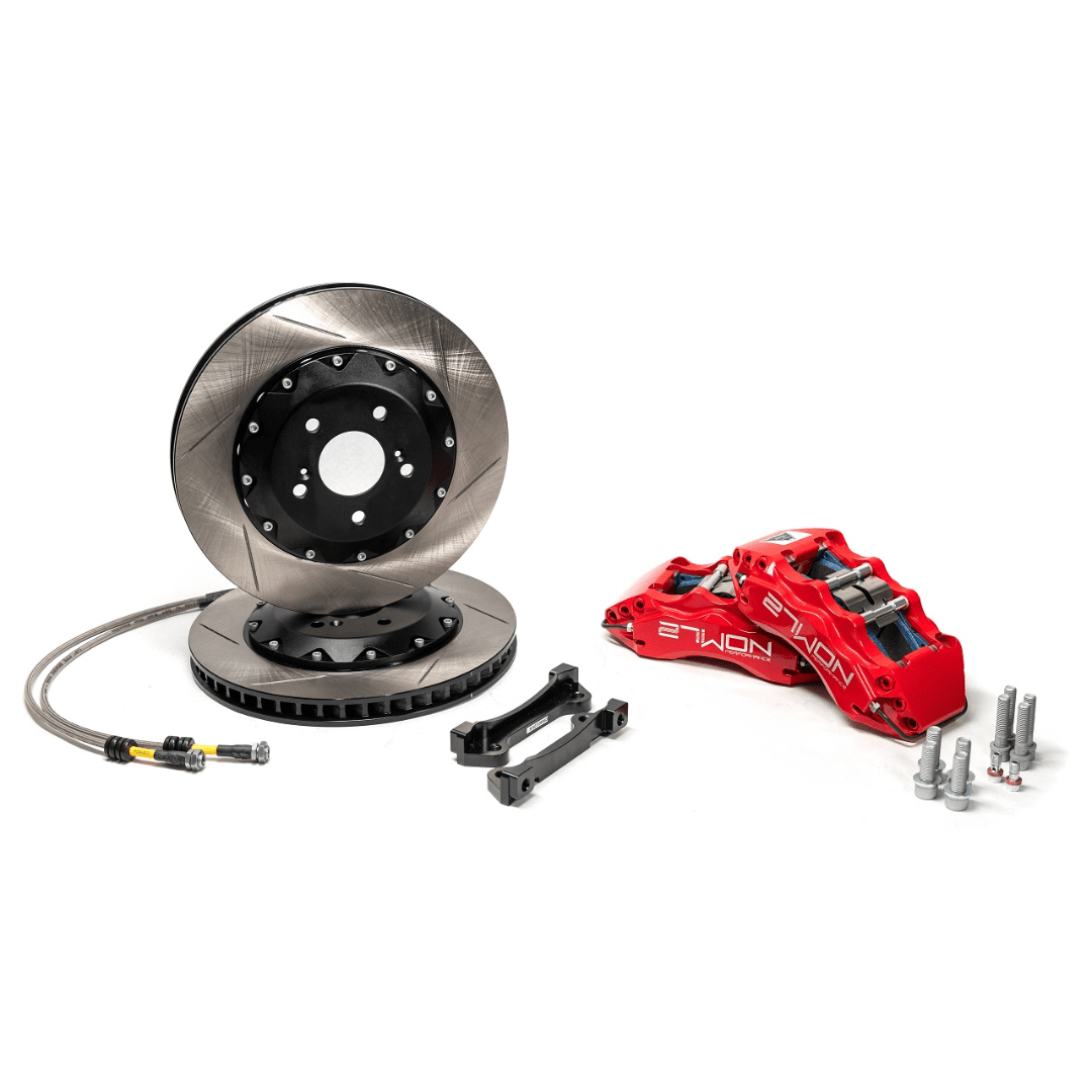 27WON 355mm 6 - piston Big Brake Kit (BBK) | 17 - 23+ Type R FK8 & FL5, 23+ Integra Type S DE5 - Unity Performance