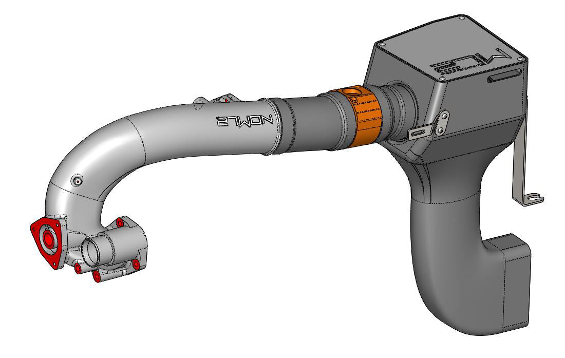 27WON Turbo Inlet Pipe Coupler | 16 - 21 Civic 1.5T, Si - Unity Performance