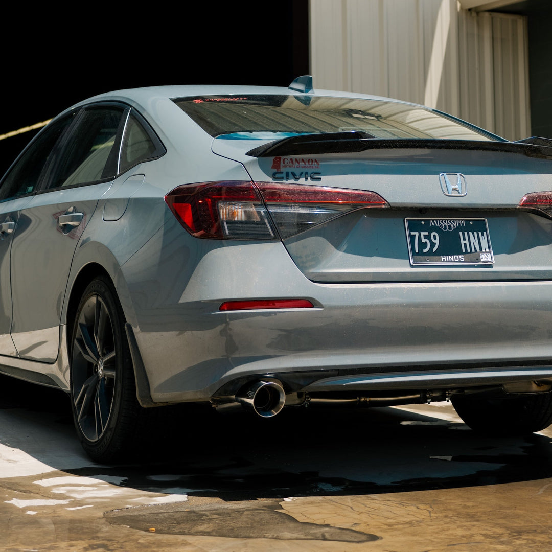 TSP Hibiki Series Valved Exhaust System Civic Si FE1 installed