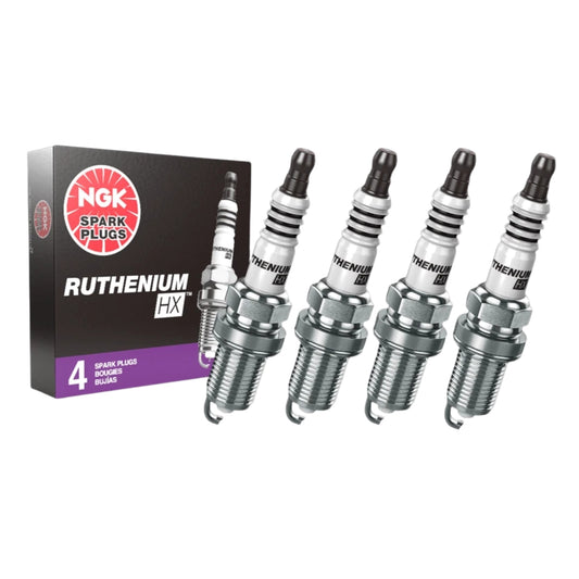 NGK Ruthenium HX Spark Plug Set | 16-22+ Civic, 23+ Integra