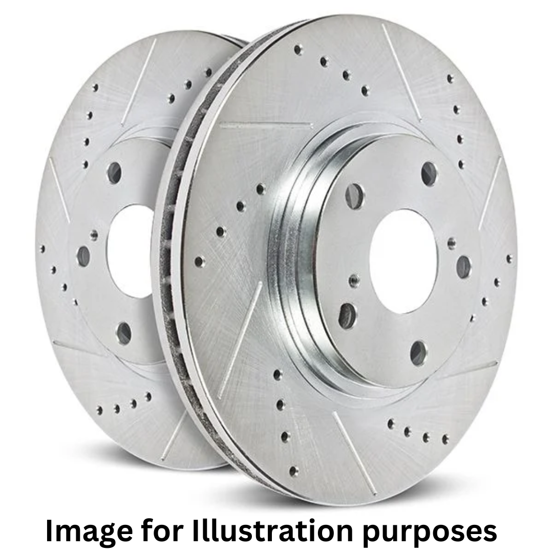 PowerStop Evolution Rear Drilled & Slotted Rotors | 22+ Civic Base