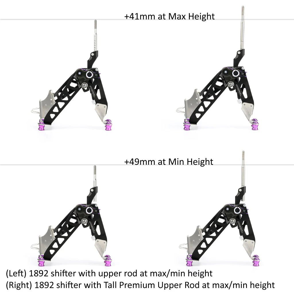 Acuity Premium Upper Shifter Rods | 16 - 22+ Civic, 18 - 22 Accord, 23+ Integra - Unity Performance