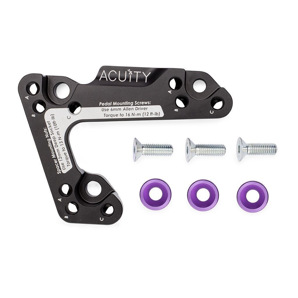 Acuity Throttle Pedal Spacer | 16 - 22+ Civic, 18 - 22 Accord, 23+ Integra - Unity Performance