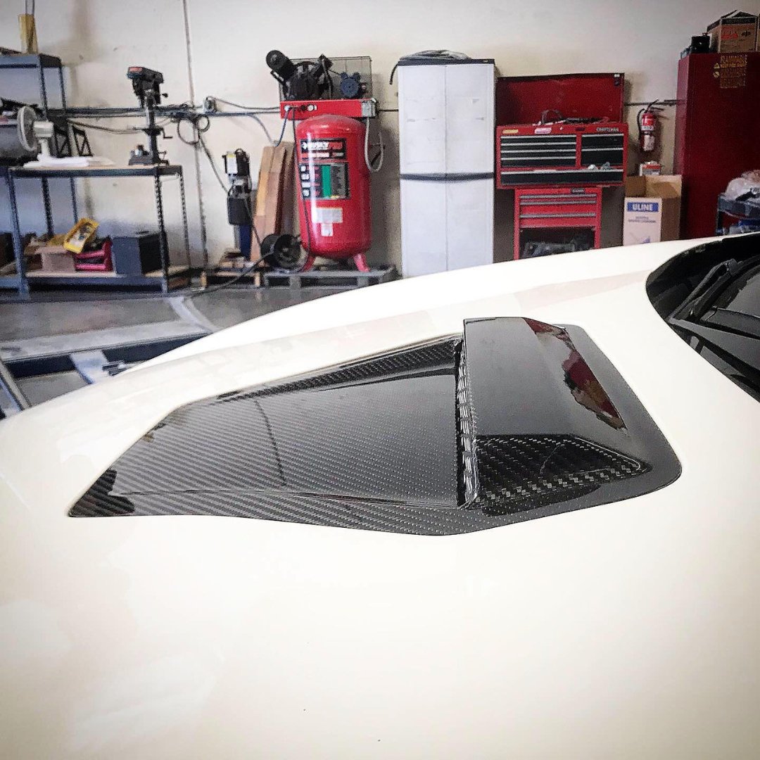 APR Carbon Fiber Hood Scoop | 17 - 21 Civic Type R FK8 - Unity Performance