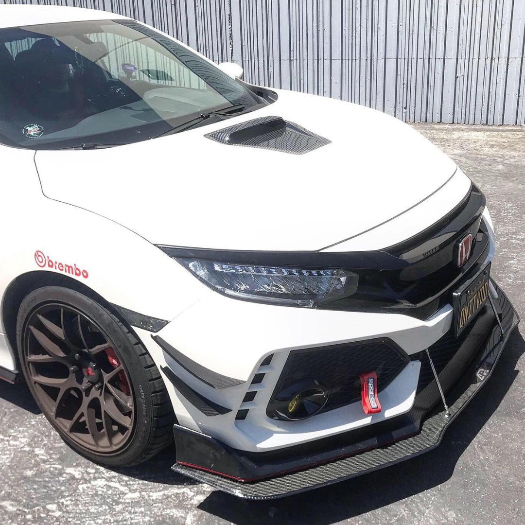 APR Carbon Fiber Hood Scoop | 17 - 21 Civic Type R FK8 - Unity Performance