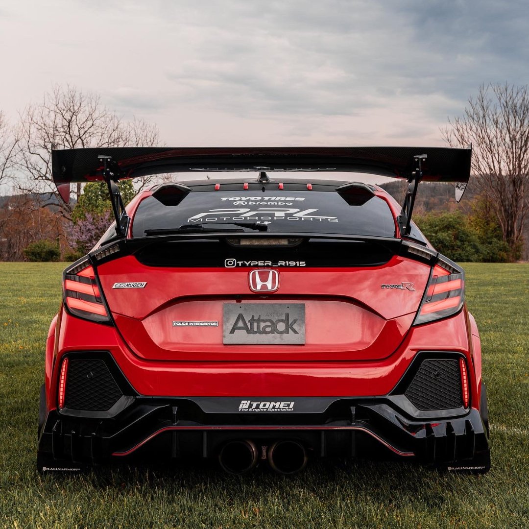 APR GTC - 300 Adjustable Wing | 17 - 21 Civic Type R FK8 - Unity Performance