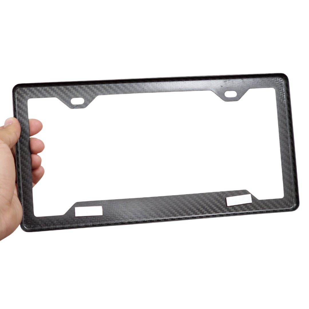 Customizable Real Carbon Fiber License Plate Frame | Universal - Unity Performance