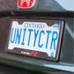 Customizable Real Carbon Fiber License Plate Frame | Universal - Unity Performance