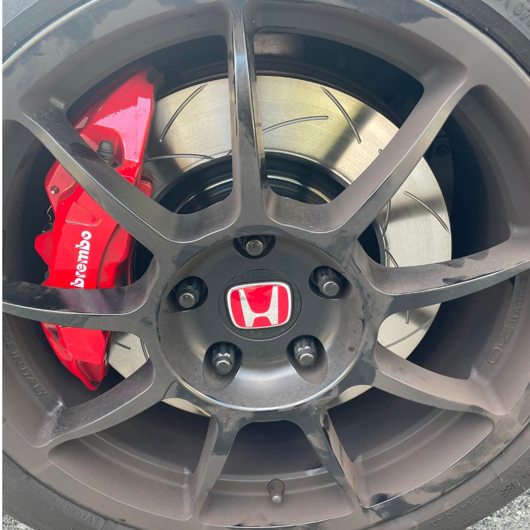 DBA 3000 (T2) Front Slotted Rotors | 17 - 23+ Civic Type R FK8 & FL5, 23+ Integra Type S DE5 - Unity Performance