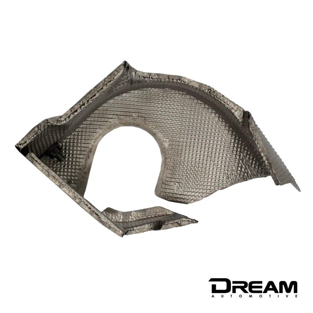 Dream Automotive Hard Lagged Turbo Heat Shield | 17 - 21 Civic Type R FK8 - Unity Performance