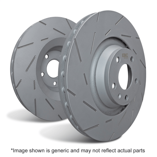 EBC Rear Slotted Rotors | 17 - 23+ Type R, FK8 & FL5, 23+ Integra Type S DE5 - Unity Performance