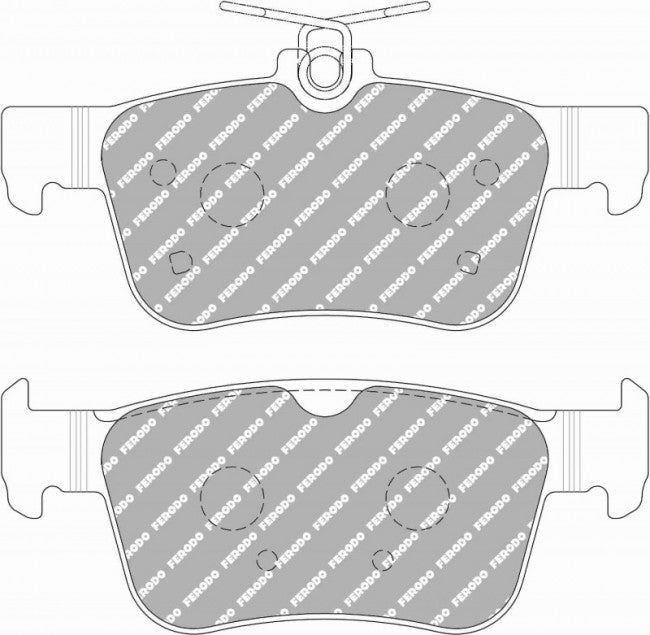 Ferodo DS1.11 Rear Brake Pads | 17-23+ Type R FK8 & FL5, 23+ Integra Type S DE5 - Unity Performance