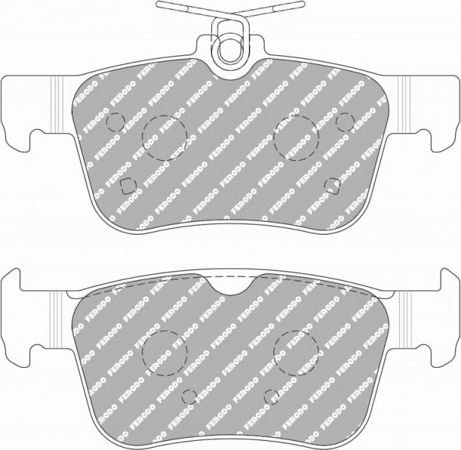 Ferodo DS2500 Rear Brake Pads | 17-23+ Type R FK8 & FL5, 23+ Integra Type S DE5 - Unity Performance