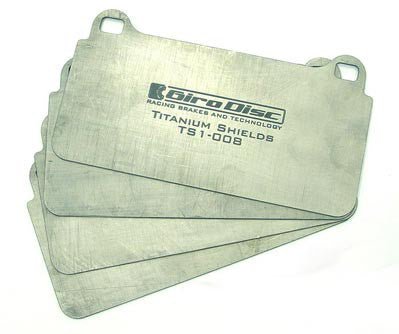 GiroDisc Titanium Front Brake Pad Shims | 17 - 23+ Type R FK8 & FL5, 23+ Integra Type S DE5 - Unity Performance