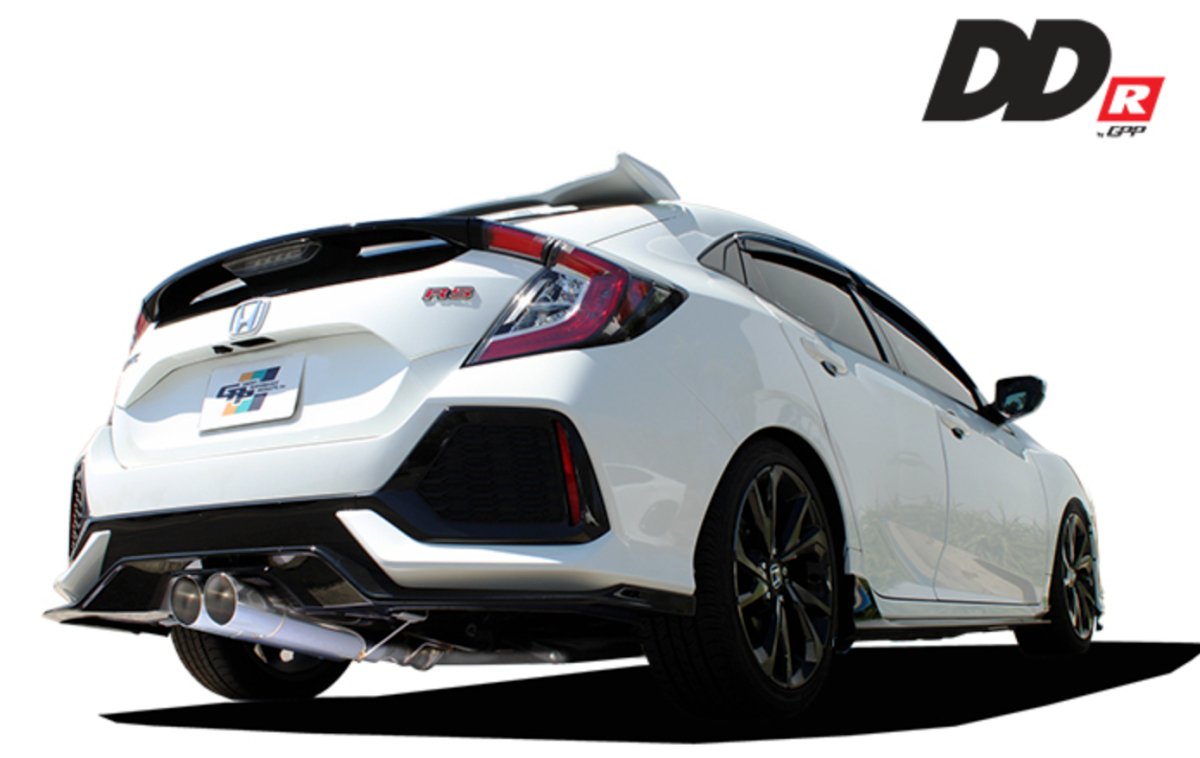 GReddy DD - R Non - Resonated Exhaust | 17 - 21 Civic Hatch - Unity Performance