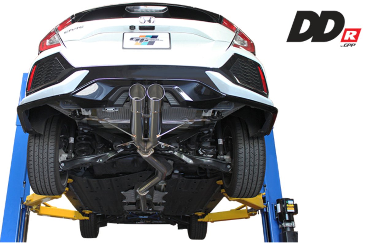 GReddy DD - R Non - Resonated Exhaust | 17 - 21 Civic Hatch - Unity Performance