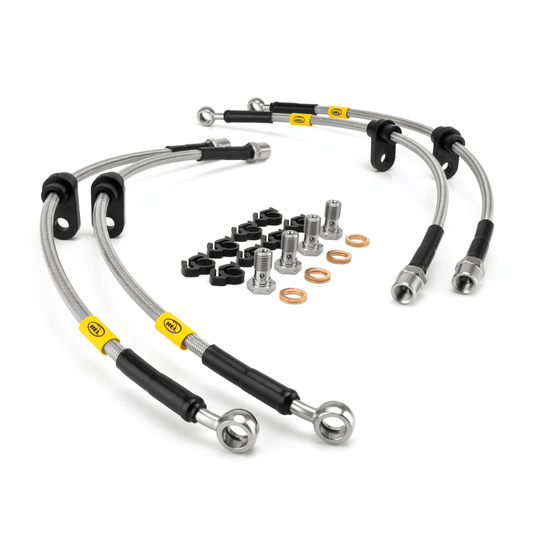 HEL Braided Brake Lines | 17 - 21 Civic Type R FK8 - Unity Performance