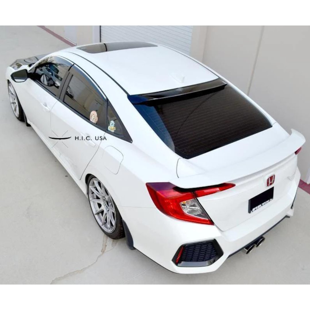 HIC USA Rear Visor / Spoiler | 16 - 21 Civic Sedan - Unity Performance