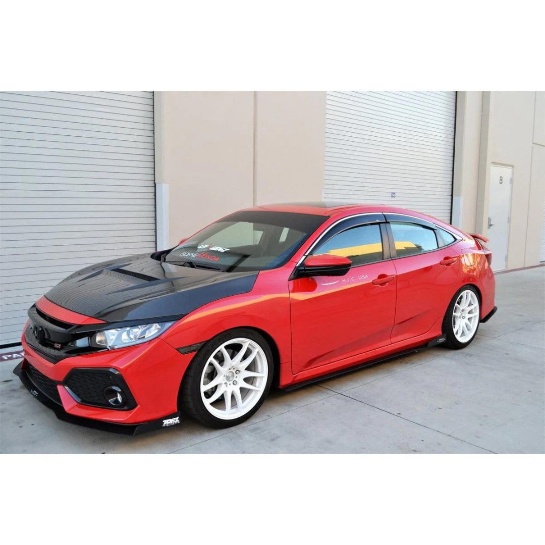 HIC USA Side Visor / Spoiler Kit | 16 - 21 Civic Sedan - Unity Performance