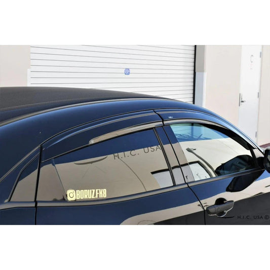 HIC USA Side Visor / Spoiler Kit | 17 - 21 Civic Hatch - Unity Performance