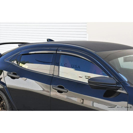 HIC USA Side Visor / Spoiler Kit | 17 - 21 Civic Type R FK8 - Unity Performance
