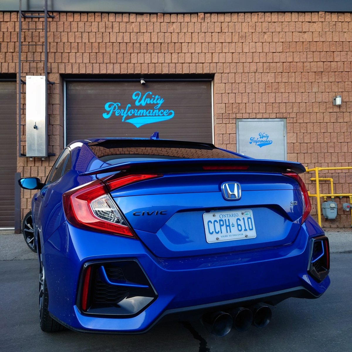 Honda OEM 2020+ Rear Bumper Garnishes | 17 - 20 Civic Si Sedan - Unity Performance