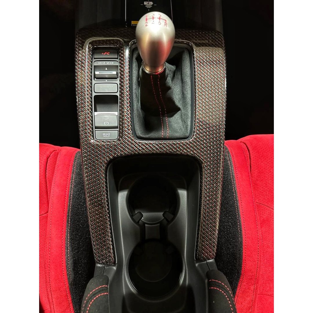 Honda OEM Carbon Fiber Centre Console Panel | 23+ Civic Type R FL5 - Unity Performance