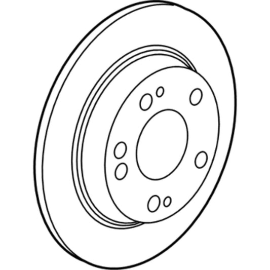 Honda OEM Rear Blank Rotors | 17 - 23+ Civic Type R FK8 & FL5, 23+ Integra Type S DE5 - Unity Performance