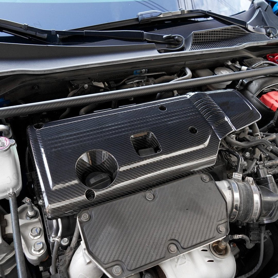 Jogon Carbon Fiber Engine Cover | 17-23+ Civic Type R FK8 & FL5, 24+ Integra Type S DE5 - Unity Performance