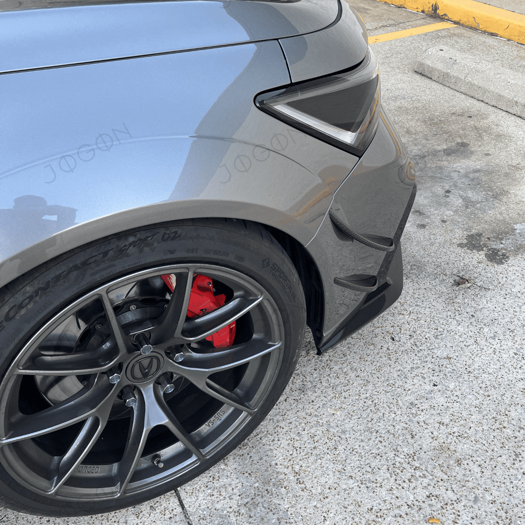 Jogon Carbon Fiber Front Bumper Canards | 23+ Integra A-Spec & Type S - Unity Performance