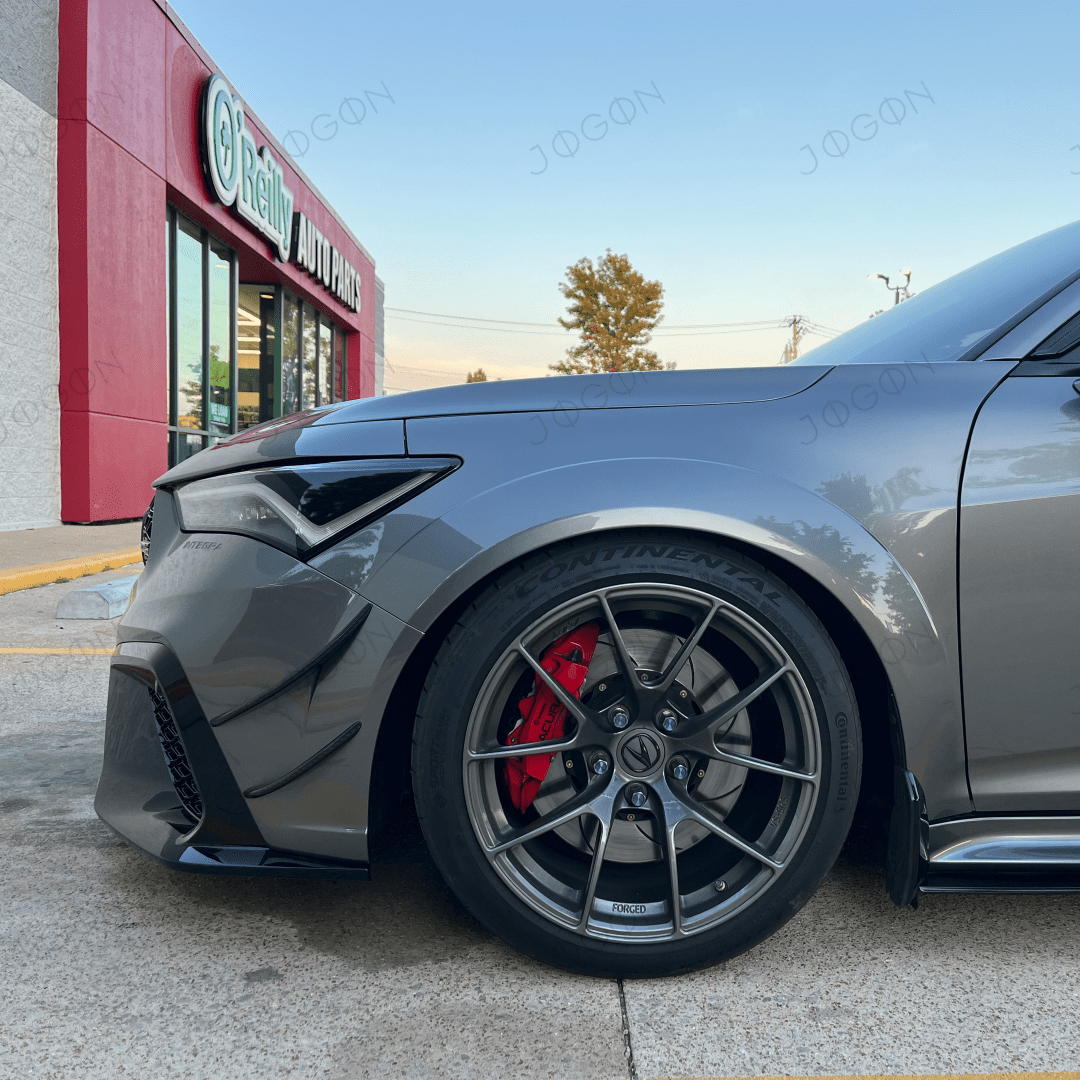 Jogon Carbon Fiber Front Bumper Canards | 23+ Integra A-Spec & Type S - Unity Performance