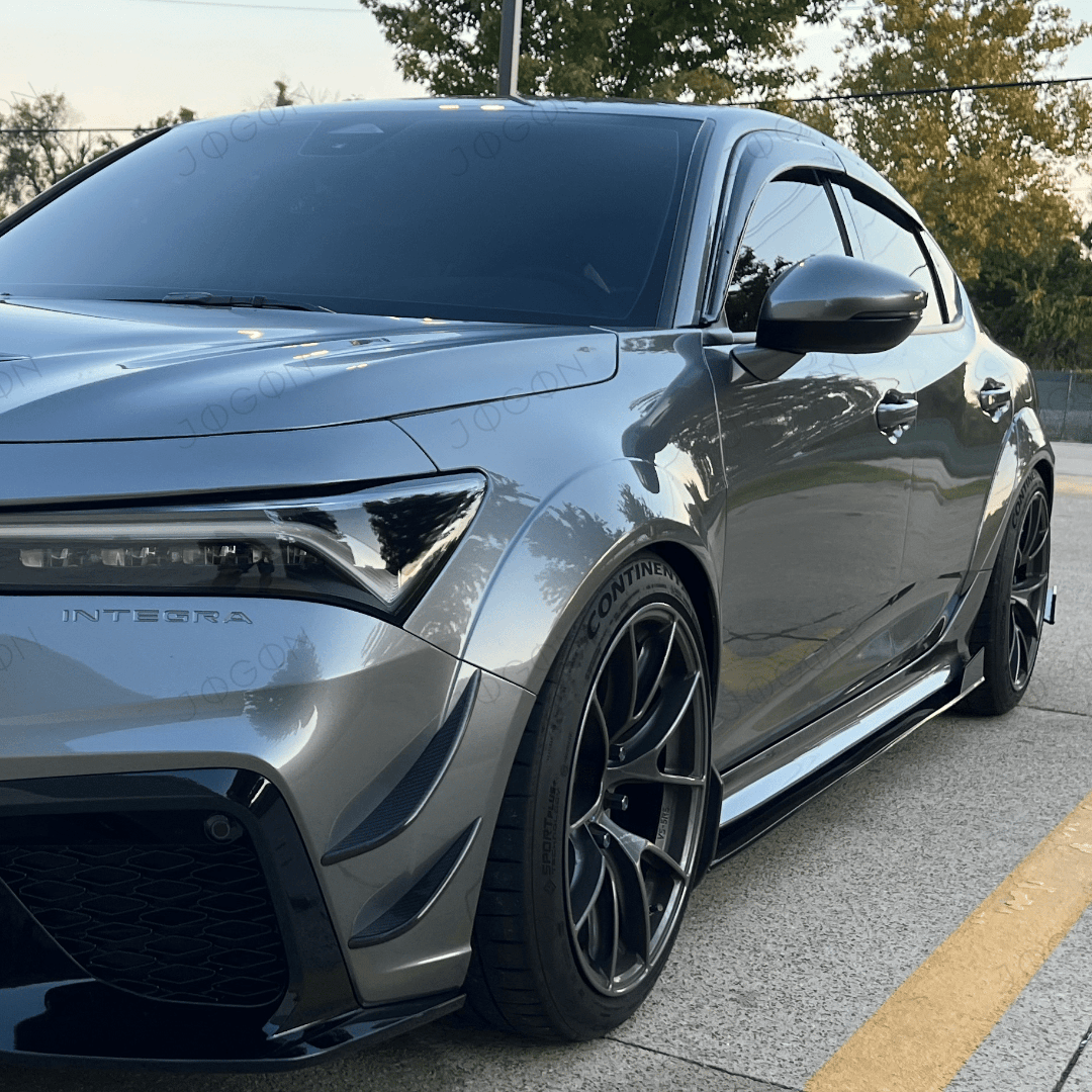 Jogon Carbon Fiber Front Bumper Canards | 23+ Integra A-Spec & Type S - Unity Performance