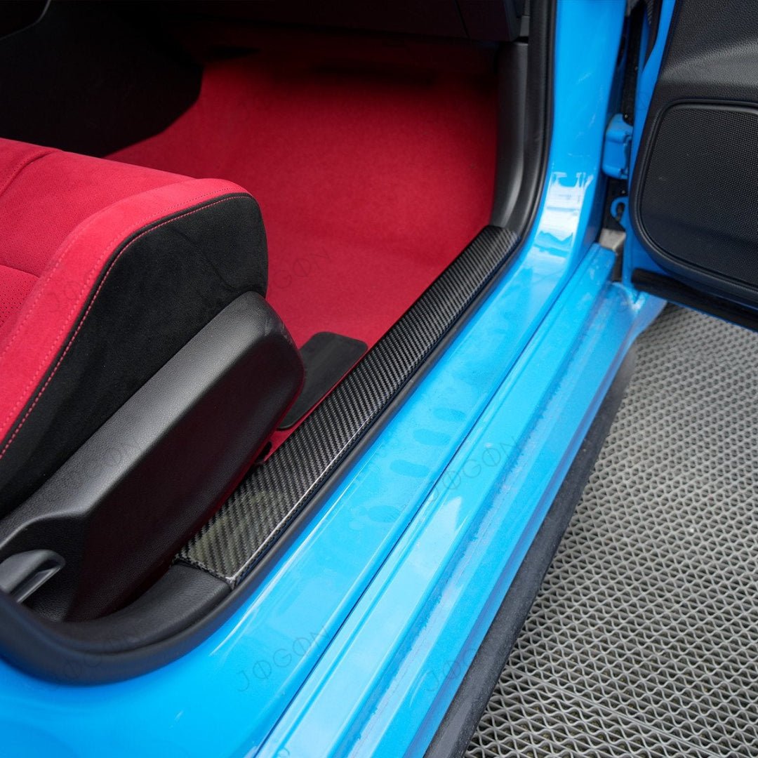Jogon Carbon Fiber Front Door Sill Trim | 23+ Civic Type R FL5 - Unity Performance