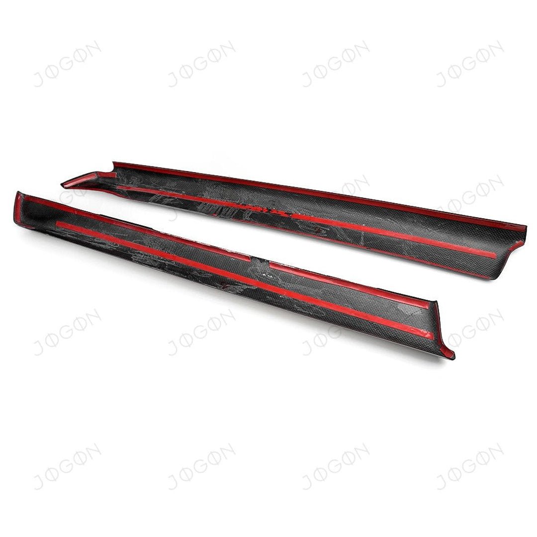 Jogon Carbon Fiber Front Door Upper Panel Trim | 23+ Civic Type R FL5 - Unity Performance
